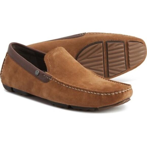 UGG Australian Bel-Air Venetian Loafer Suede Slip-On Driver dress Shoes Size 8 - Picture 1 of 8